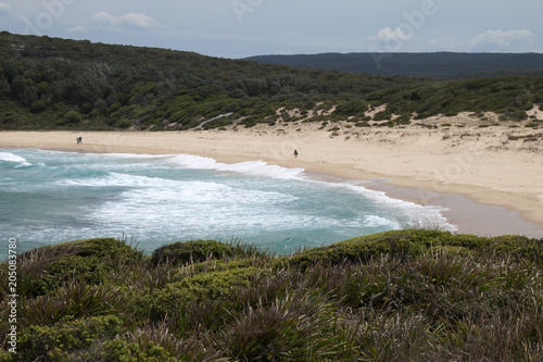 Bundeena Australia, landscape of Big Marley beach in the Royal National Park