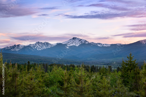 Byers Peak at Sunset