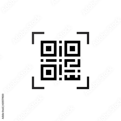 Simple machine-readable qr code