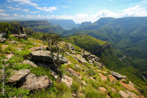 Lowveld view along the Blyde River Canyon, Mpumalanga province of South Africa