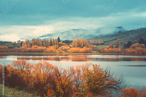 Autumn in Lake Hayes, Queenstown New Zealand landscape