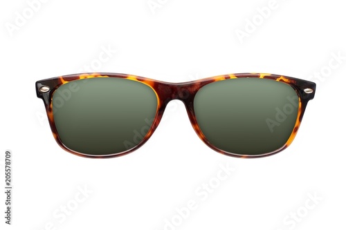 Sunglasses isolated on white background for applying on a portrait 