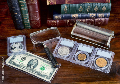 Coin Collecting Hobby.