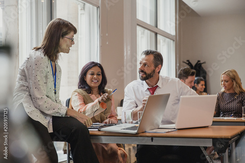 Business People Having a Meeting