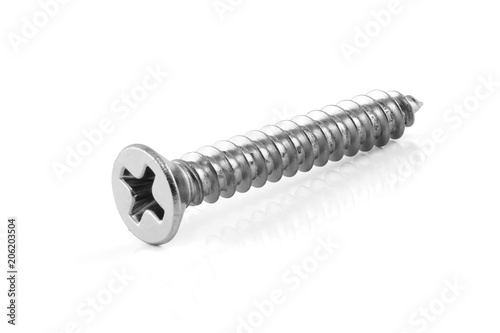 screw isolated on white background