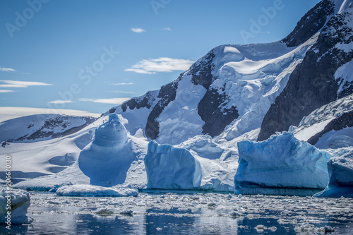 Reflecting iceberg in Antarctica