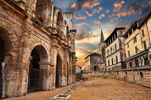 Arles, France: the ancient Roman Arena