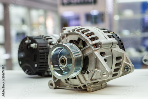 Car alternator. The main source of electrical energy in the car