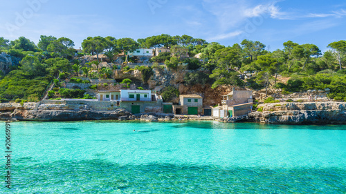 View of Cala Llombards, Mallorca Island, Spain
