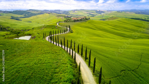 tuscany landscape Siena