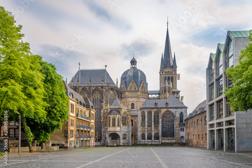 View at the Cathedral of Aachen - Germany