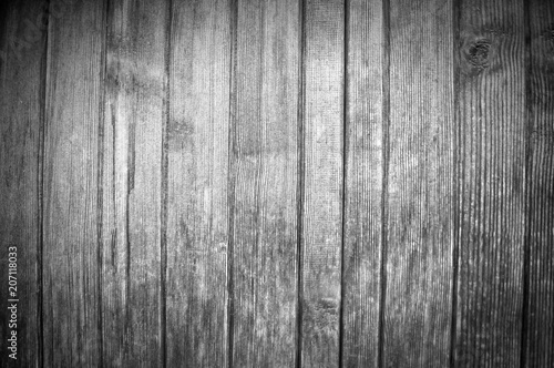 black and white background with beautiful structure of vertical wooden boards