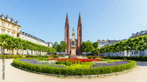 Wiesbaden, Luisenplatz mit Bonifatiuskirche. 30.05.2018.