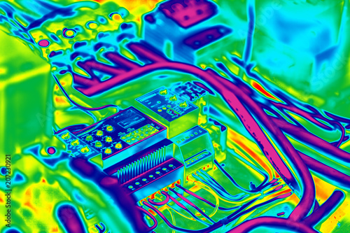 Electrical infrared thermography