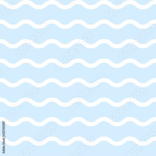 vector abstract seamless pattern. Maritime, sea, ocean 03