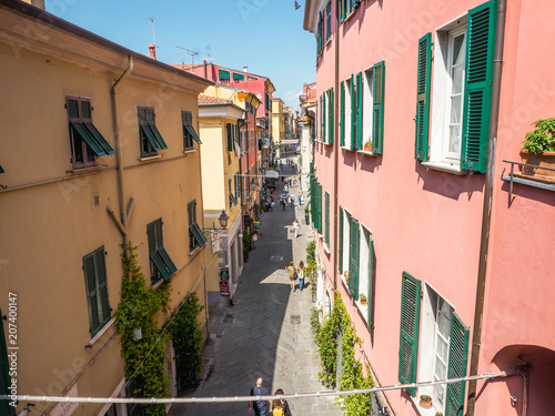 Village streets of the Cinque Terre, Italy