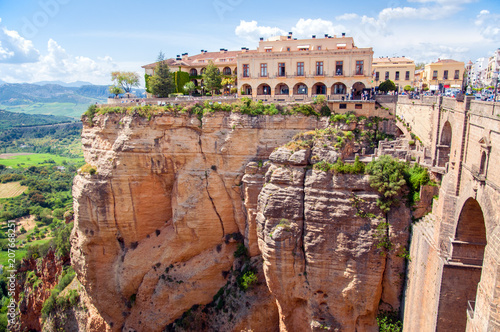 Felsenklippe in Ronda, Andalusien, Spanien