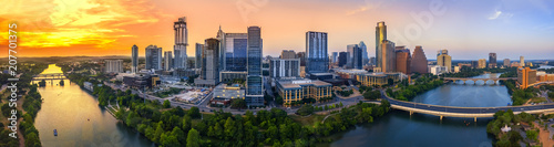 Austin Skyline in the evening