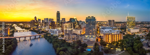 Austin Skyline in the evening