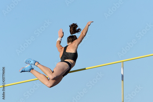 Pole vault.