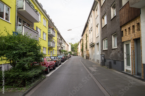 Cologne streets in the evening