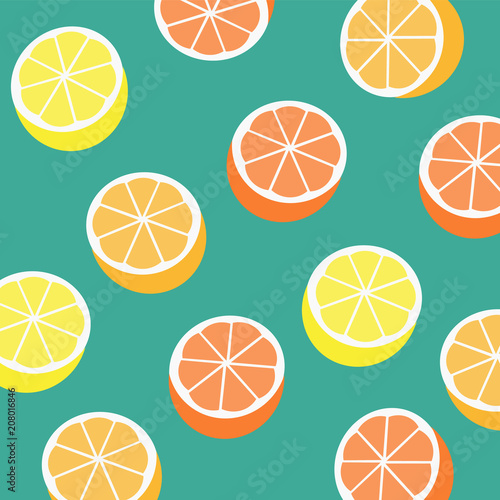 Lemon abstract fresh pattern. lemon background texture