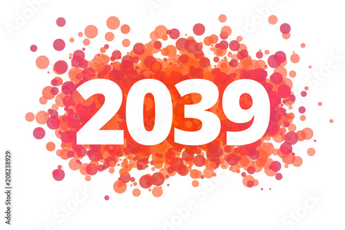 Jahr 2039 - dynamische rote Punkte