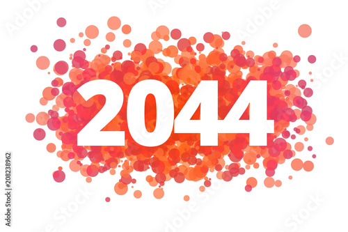 Jahr 2044 - dynamische rote Punkte