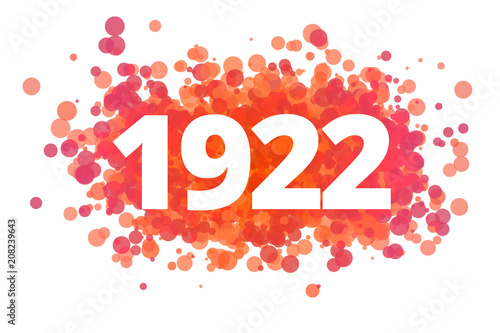 Jahr 1922 - dynamische rote Punkte