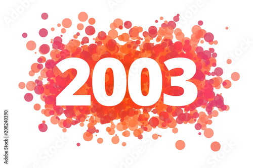Jahr 2003 - dynamische rote Punkte