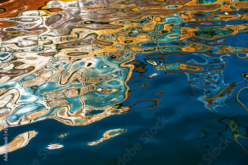 Reflection of the water