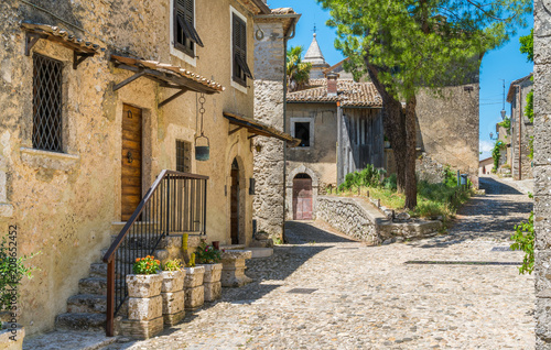 Scenic sight in Arpino, ancient town in the province of Frosinone, Lazio, central Italy.