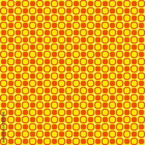 Seamless texture (yellow and orange figure)