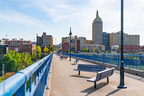 Pont De Rennes Pedestrian Bridge in Rochester, New York