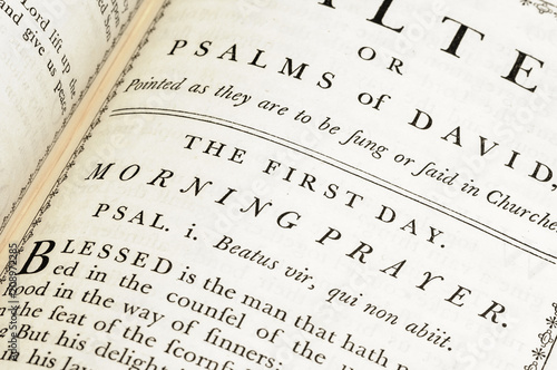 Psalms used for worship in a very old version of the Book of Common Prayer (CofE)