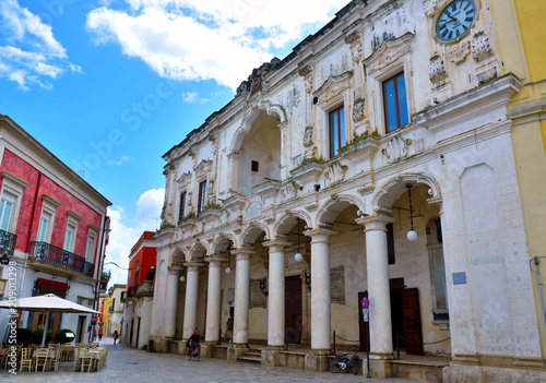 ancient city palace antonio salandra square nardò italy