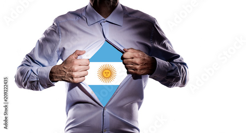 Tifoso dell'Argentina