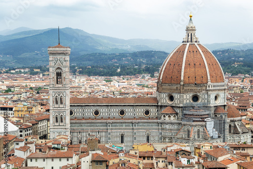 The infamous Duomo and Campanile in Florence, Italy.