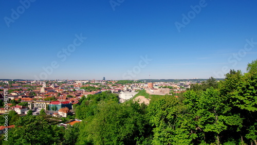 Wilno, piękna zielona stolica Litwy, członka Unii Europejskiej z Europy Wschodniej