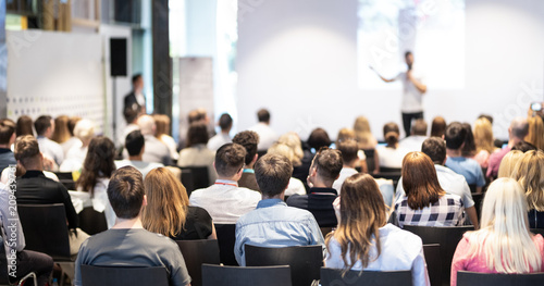 Business event in conference hall