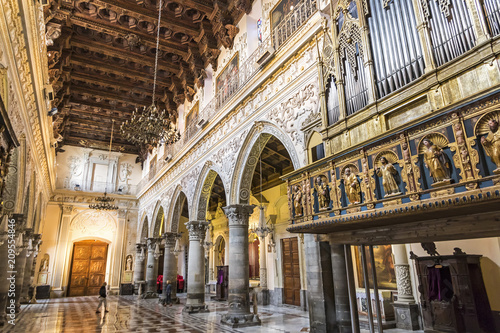 Interior of the Enna Cathedral (Duomo di Enna), Sicily, Italy