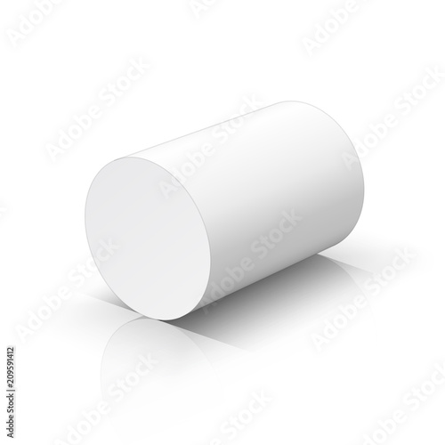 White cylinder