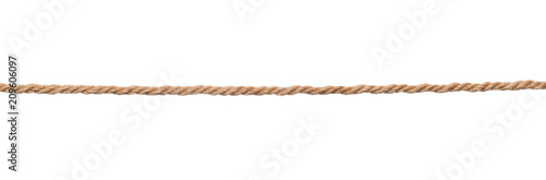 Brown rope isolated