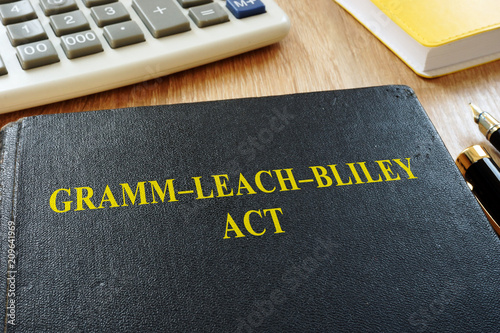 The Gramm–Leach–Bliley Act (GLBA) or Financial Services Modernization Act.