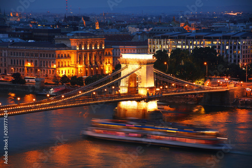 Cityscape image of Budapest, capital city of Hungary, Europe