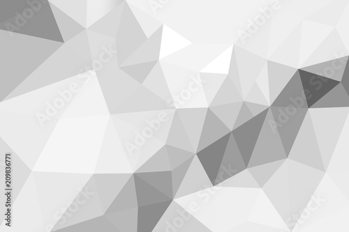 abstract triangles white gradient for background. geometric style.