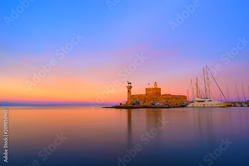 Windmills at Mandraki Harbour