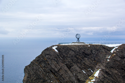 Globus am Nordkapp