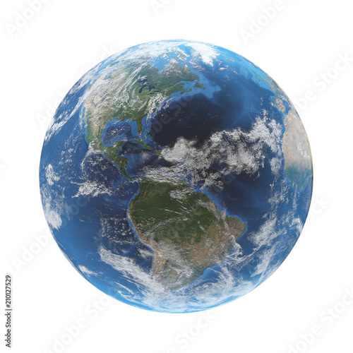 world globe earth 3d rendering. elements of this image furnished by NASA
