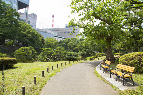 Landscape in Hibiya park